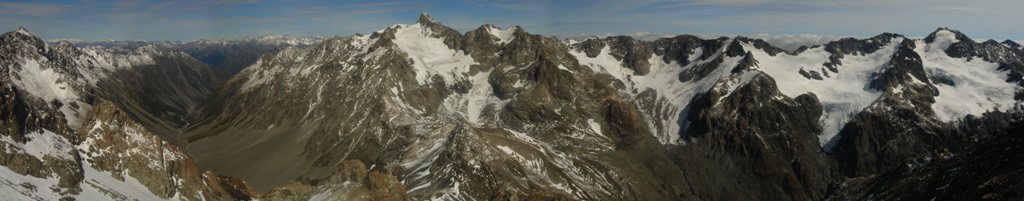 Vista desde Mt Harper (2222 m), Arthur's Pass