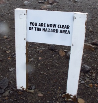Warning of out of danger in Ruapehu new zealand