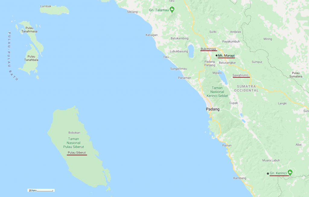 West Map Sumatra